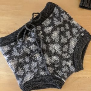 Tocoto Vintage Grey animal print wool bloomer